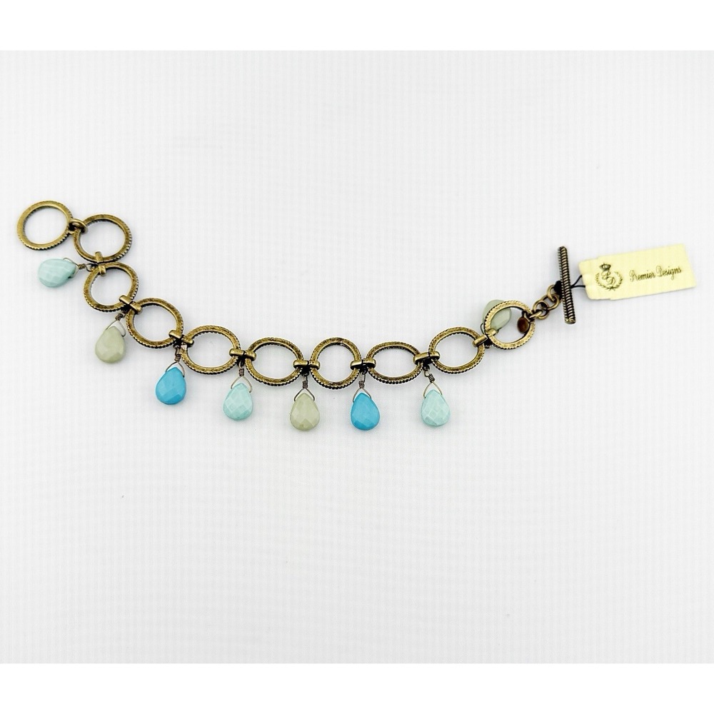 Vintage Premier Designs Boca Charm Bracelet. Size Is 8" In Length.